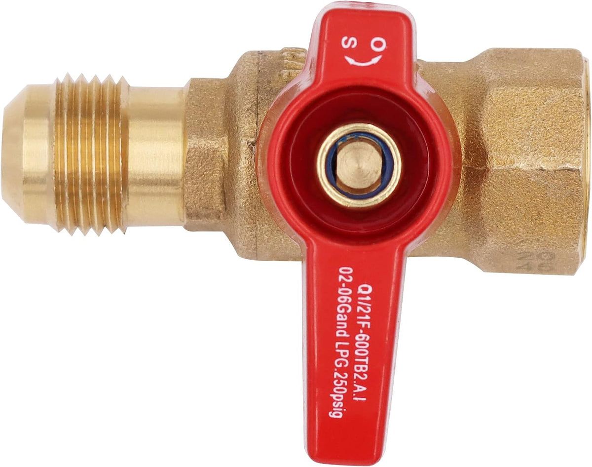 One Stop Gas Appliance Hook Up Kit - 1/2" Brass Gas Ball Valve and 22" Stainless Steel Flexible Gas Connector with Fittings for Garage Heaters, Gas Stoves, Wall Mounted Heaters, Gas Fireplace