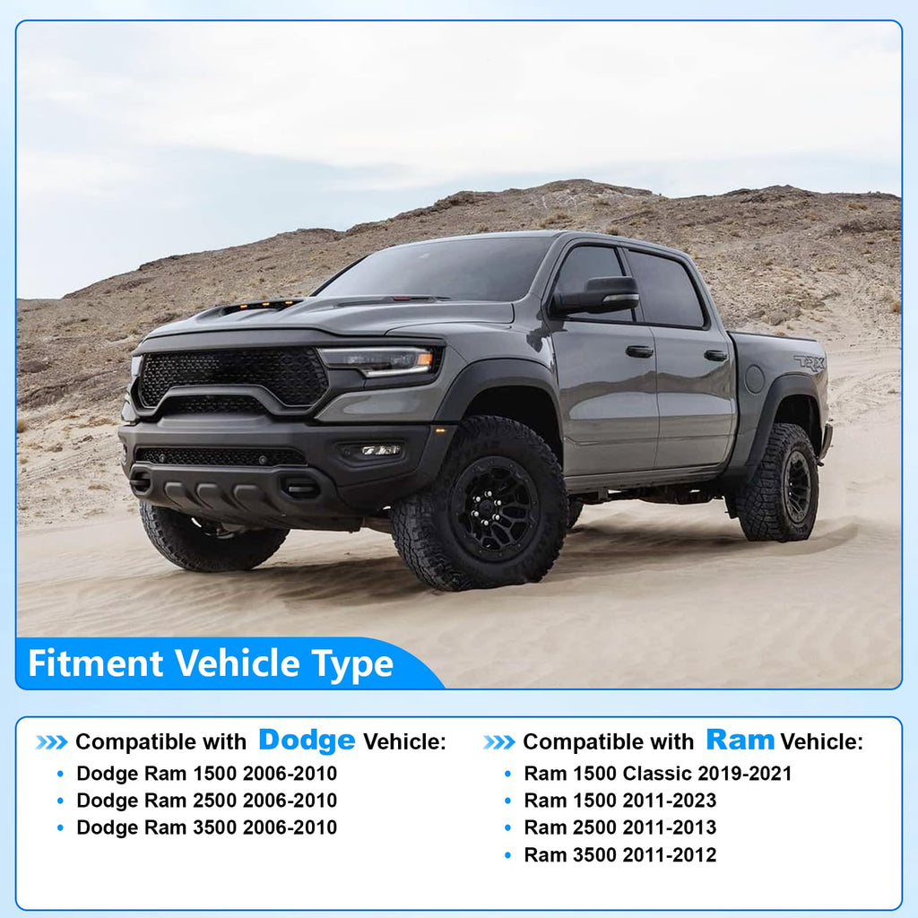 Front Lower Control Arm Camber Bolt Kit Compatible with Dodge Ram 2006-2023