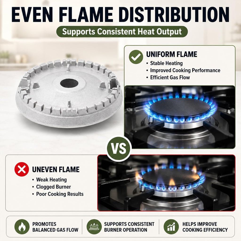 DG62-00074C Burner Head Replacement for Samsung Gas Range Cooktop