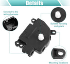 X AUTOHAUX 604-004 A/C Heater Air Blend Door Actuator for Chrysler 05-06