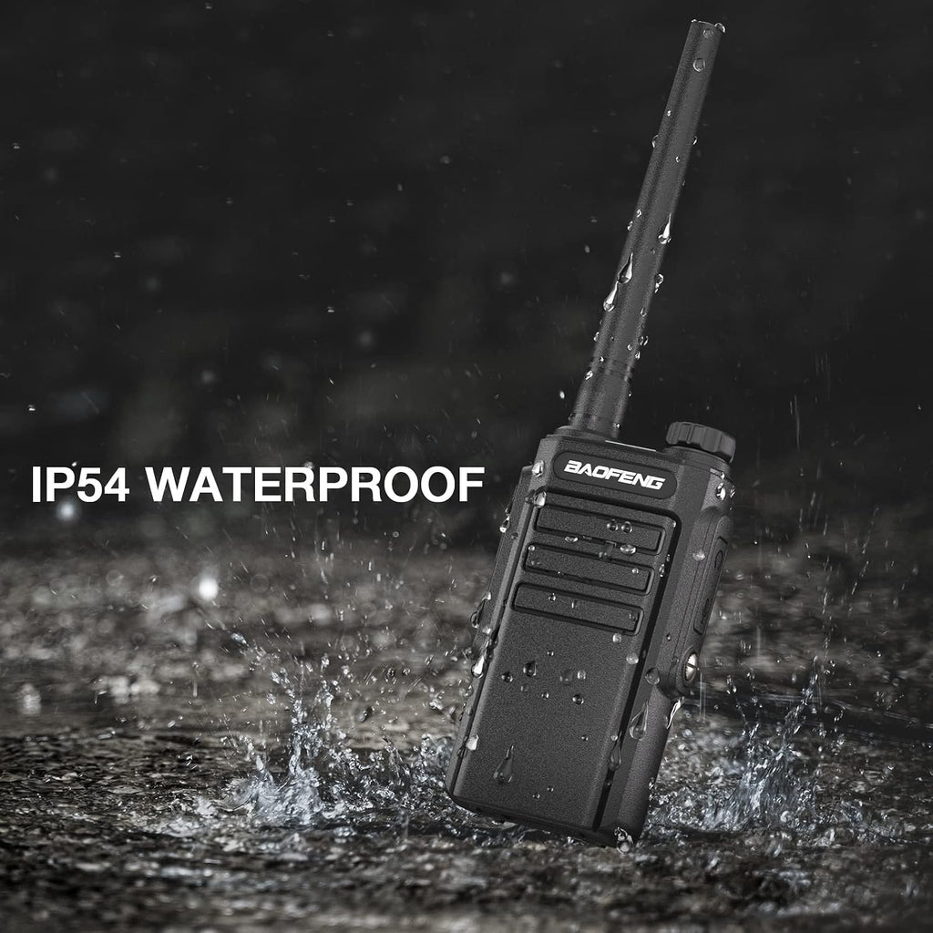 MP31 GMRS Handheld Radios, Waterproof Walkie Talkies, 2 Pack | USB-C Rechargeable, NOAA, Long Range Repeater Capable