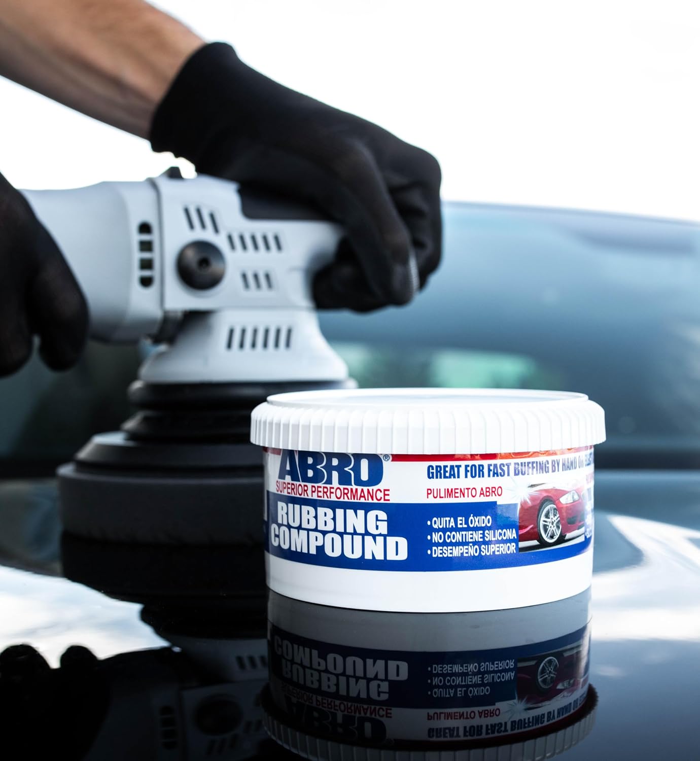 Rubbing Compound 10 oz, Fast-Cut Buffer for Oxidized Paint | Removes swirl marks and oxidation from paint; restores