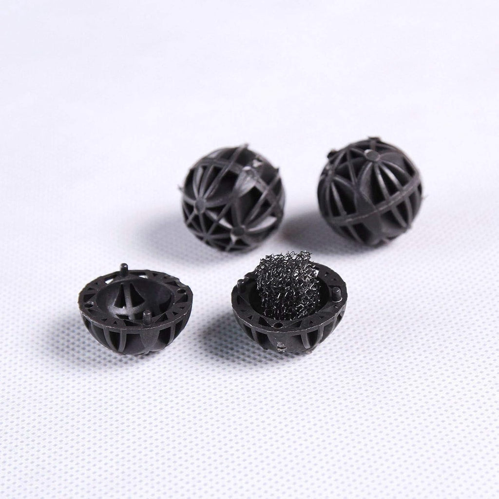 Aquarium 1" Bio Balls 100pcs for Fish Tank Pond Canister Filter Media