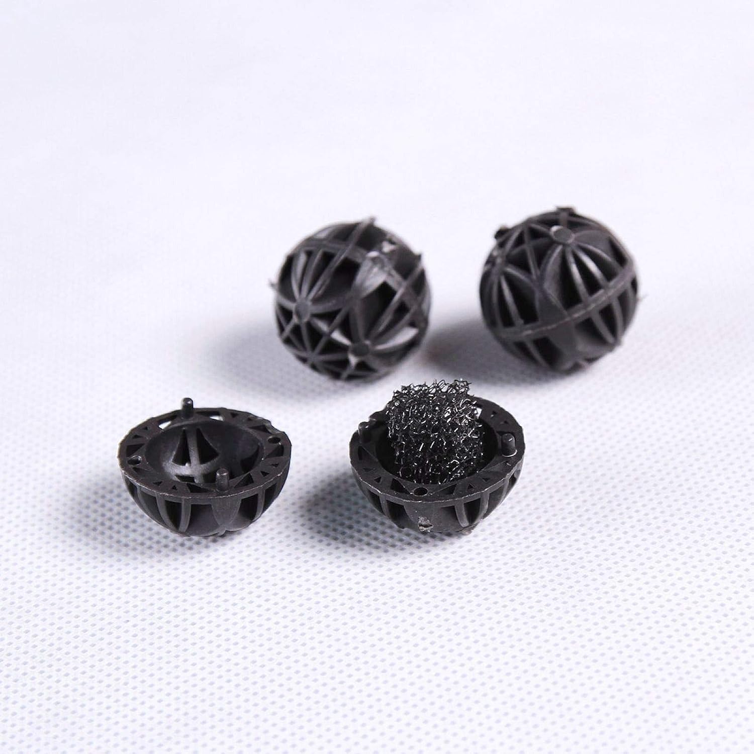 Aquarium 1" Bio Balls 100pcs for Fish Tank Pond Canister Filter Media