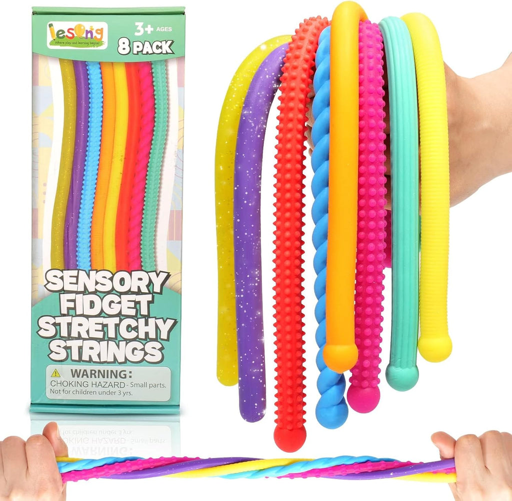 Sensory Autism Toys for Kids - Textured Stretchy Fidget Toys for Stress - Sensory Toys Special Needs for Autistic