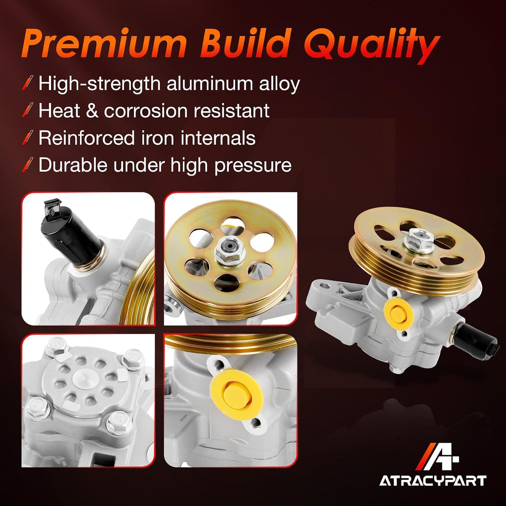 Power Steering Pump Compatible with 1998-2002 Honda Accord 2.3L L4