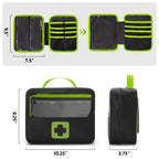 Waterproof Empty First Aid Bag with a Detachable Panel