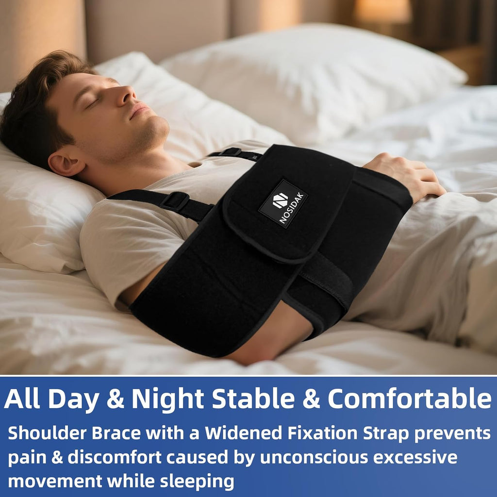 Arm Sling Shoulder Immobilizer for Sleeping - Sponge Shoulder Sling