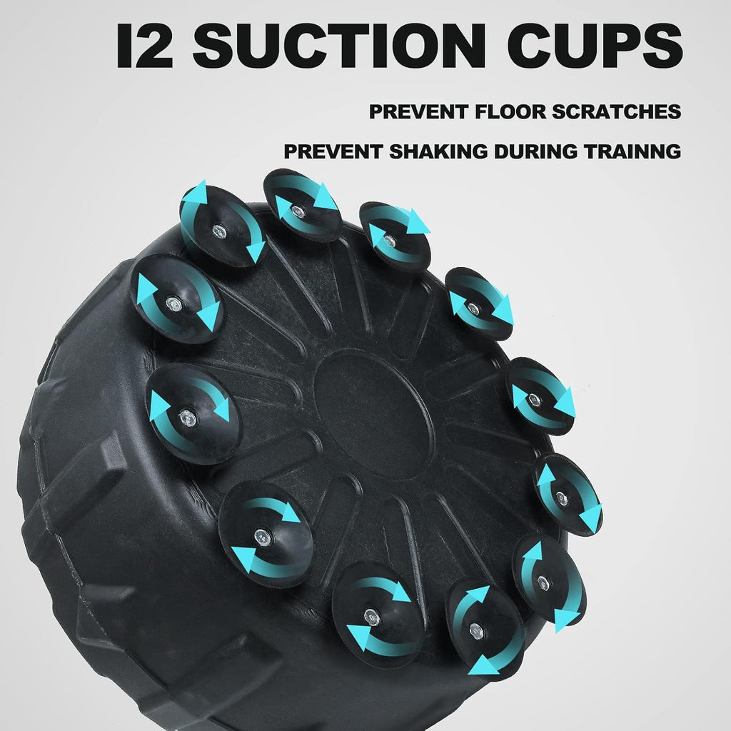 Boxing Spinning Bar Punching Bags MMA Training & Home Gym Workout | Punching Bag with 2 Speed Ball for Adults and Youth