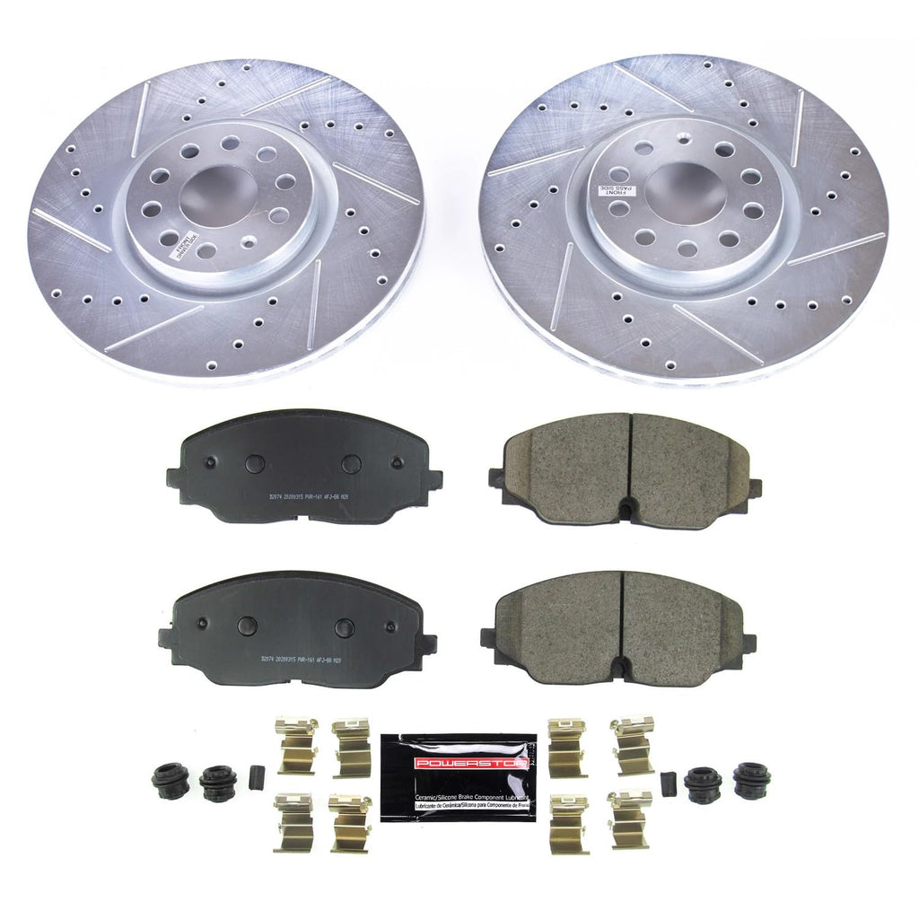 PowerStop Z23 Performance Brake Pad & Rotor Kit Front K8117