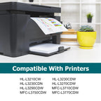 TN-227BK/C/M/Y High Yield Toner Cartridge Replacement for Brother TN227