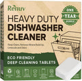 Heavy Duty Dishwasher Cleaner & Deodorizer, Descaler, 12 XL Tablets