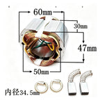 6-Tooth Copper Coil Stator, Compatible With Black&Decker, For 10A