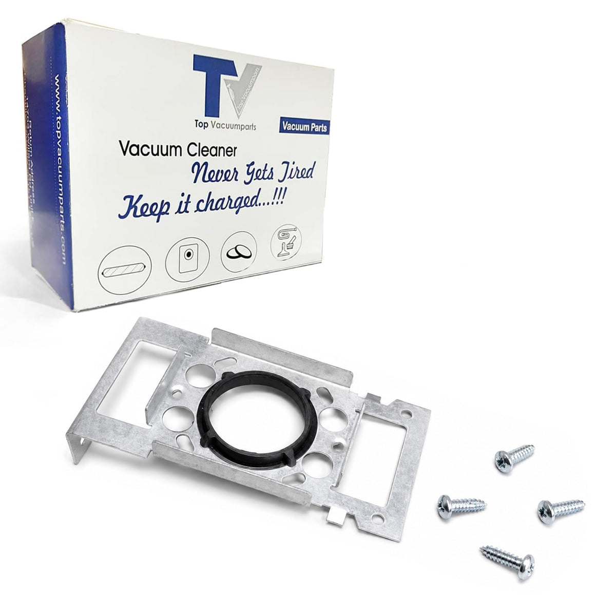 Replacement Part For Nutone Vacuum Cleaner Mounting Bracket with Screws # compare to part CF361