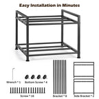Desktop 3D Printer Filament Storage Rack, 2-Tier Metal