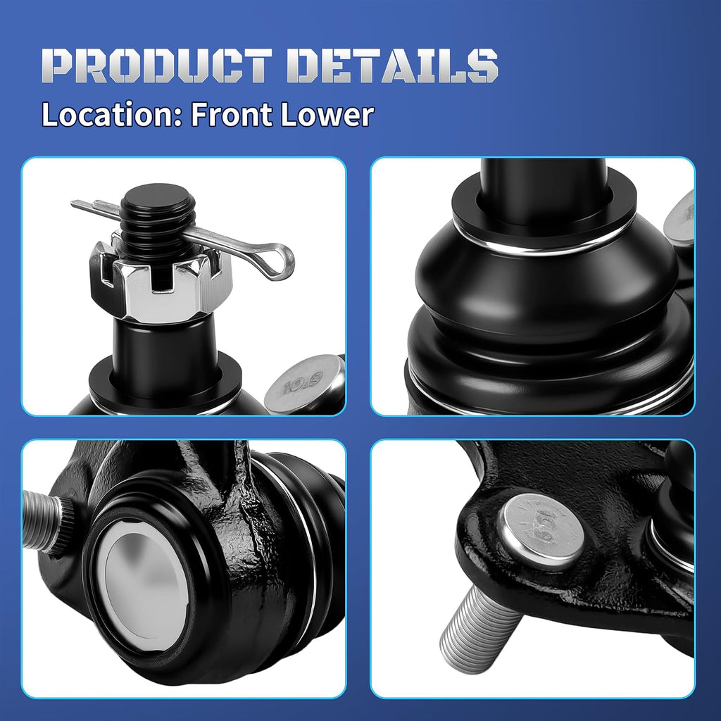 Set of 2 Front Lower Suspension Ball Joint K500103 for Honda CR-V 07-16