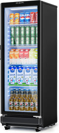 7 Cu.Ft Commercial Beverage Refrigerator with Glass Door
