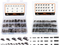 530pcs Metric Carbon Steel Woodruff Key Assortment Kit with 37 Sizes