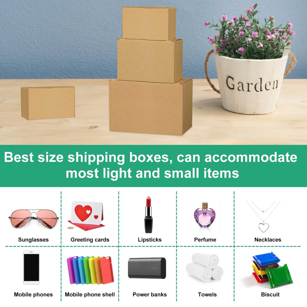 Shipping Boxes10x7x5 Small Shipping Boxes, Each shoe boxes cardboard.