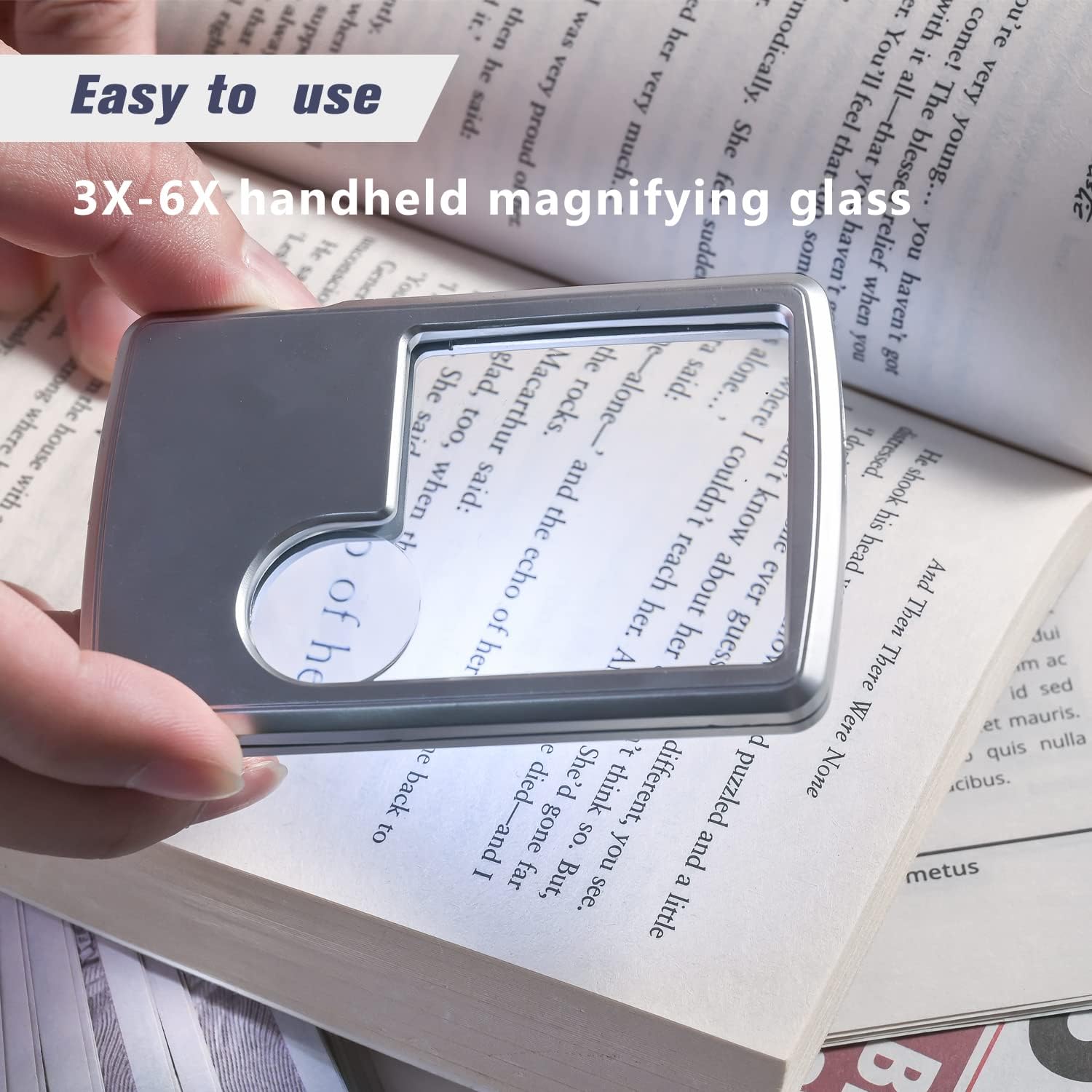 3X 6X Loupe Magnifier Magnifying Glass Pocket Coin Jewelers Supplies | 2 Pcs,3X,6X,slide-out,eye loupe,with