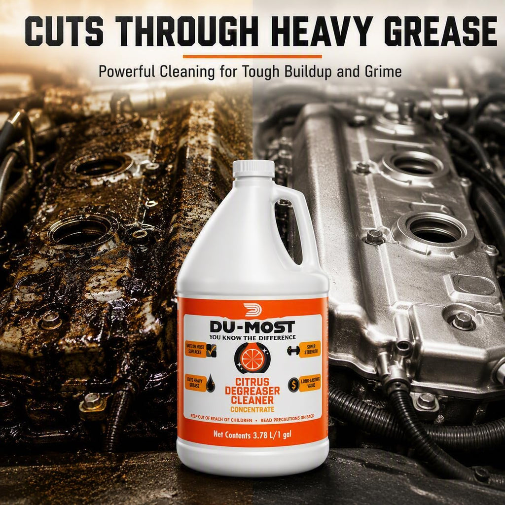 Citrus Degreaser Concentrate, Heavy Duty Grease Cleaner, 1 Gallon
