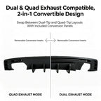 Camaro Diffuser Compatible with 2016-2024 Camaro LS LT1 LT SS Except ZL1