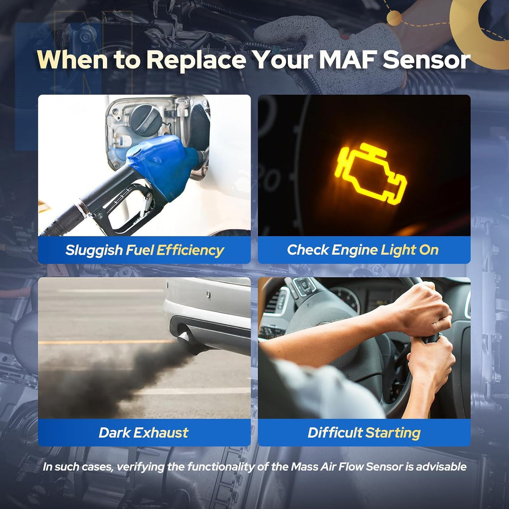 ENA Mass Air Flow Sensor Meter MAF Compatible with Subaru Forester Outback Crosstrek Impreza Legacy WRX WRX STI 2008 2009 2010 2011 2012 2013 2014 2015 2016 2017 Replacement for 22680AA380 22680AA38A