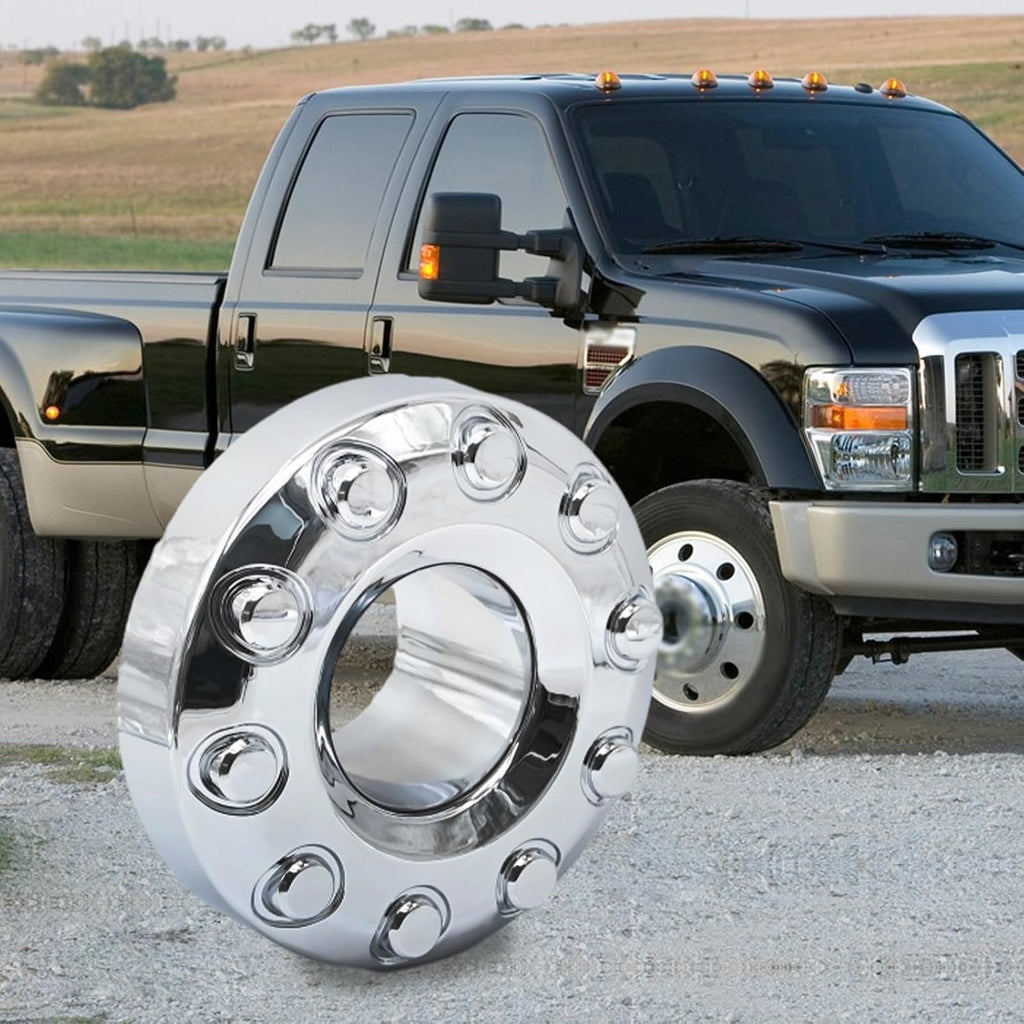 5C3Z1130NA 10 Lug Front Wheel Center Hub Cap Cover Replacement for 2005-2017 Ford F450 F550 Super Duty DUALLY, Chrome