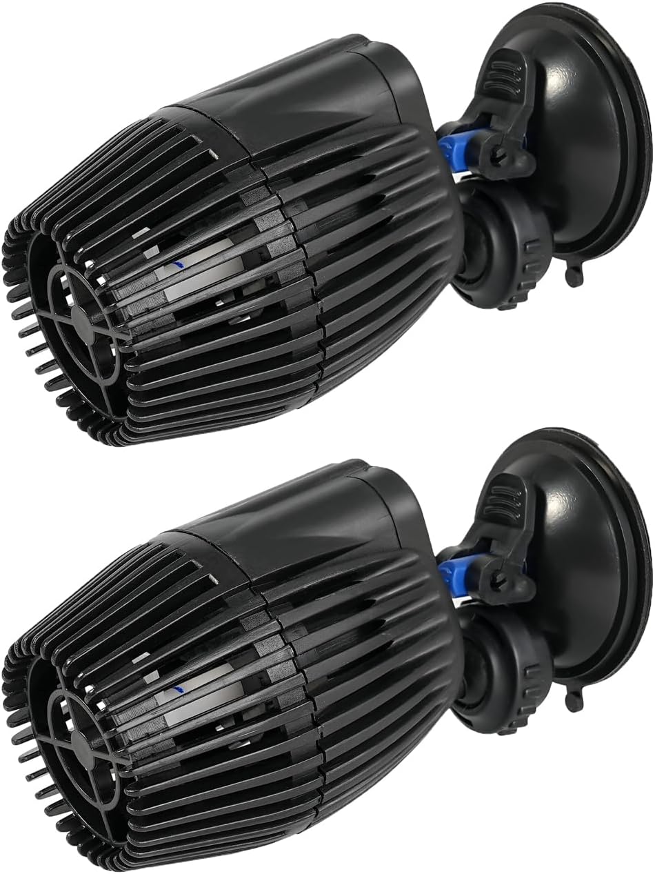 2 Pack Aquarium Circulation Pump,800 GPH Fish Tank Powerhead, Saltwater Wave Maker, Submersible Water Pump with