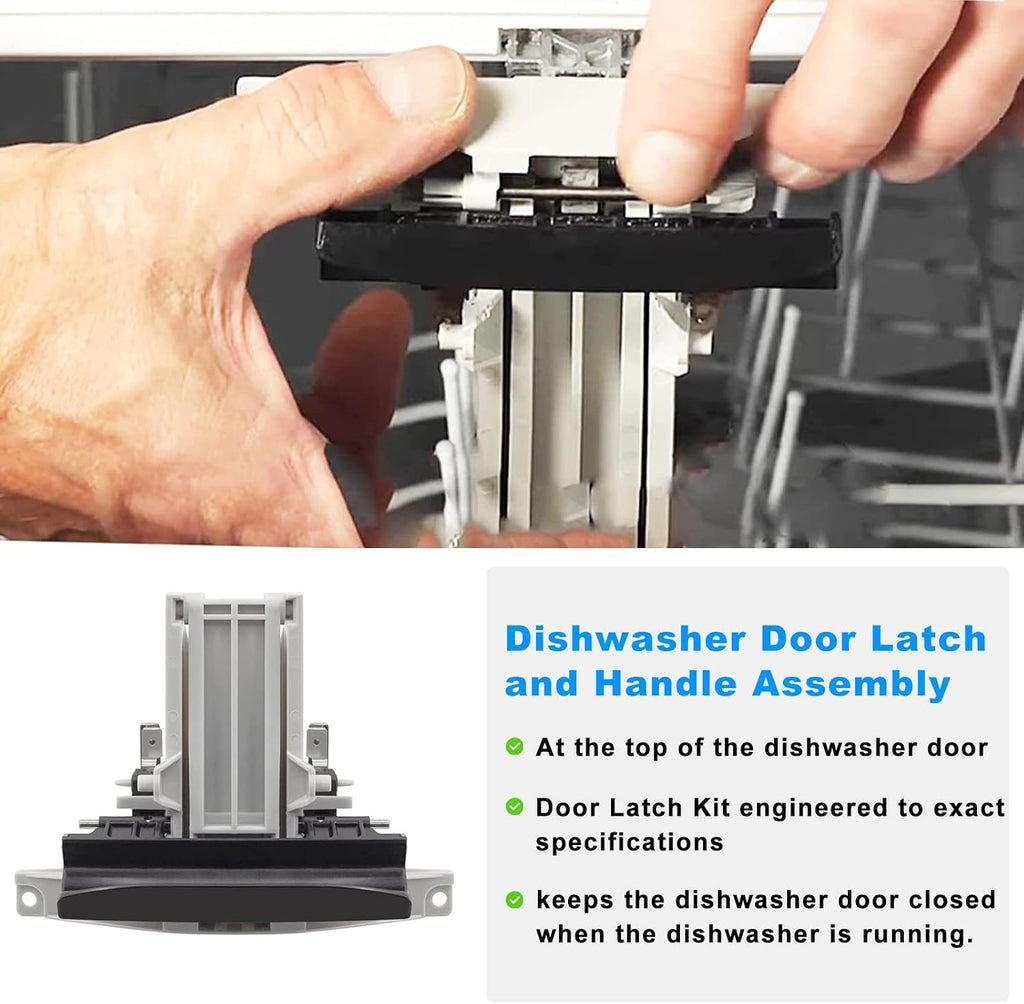 WPW10130695 Dishwasher Door Latch Handle for Whirlpool Handle W10130695