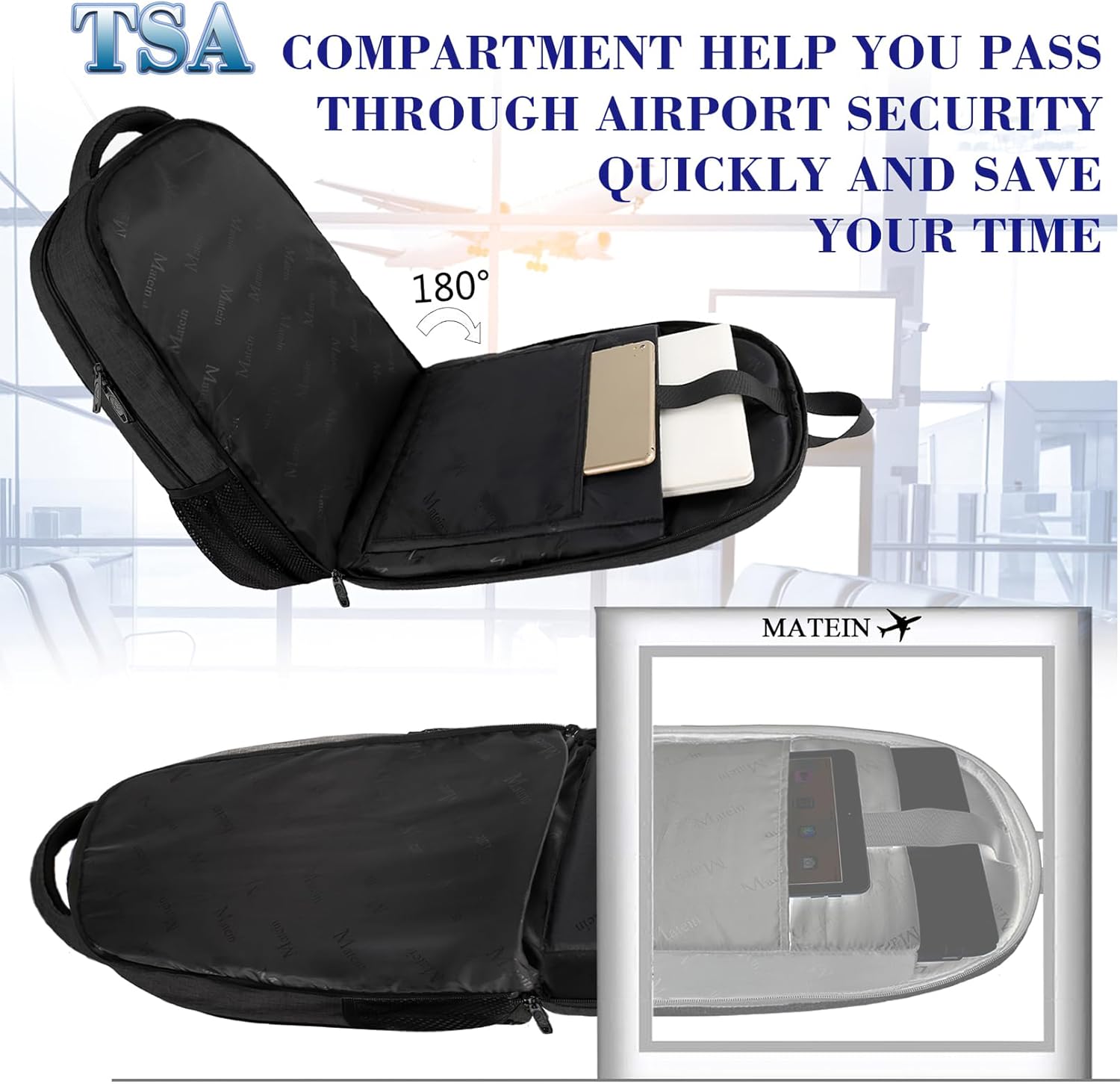 Extra Large Backpack, 17 Inch Travel Laptop Backpack, Anti Theft TSA Friendly Business Work College Computer Backpack