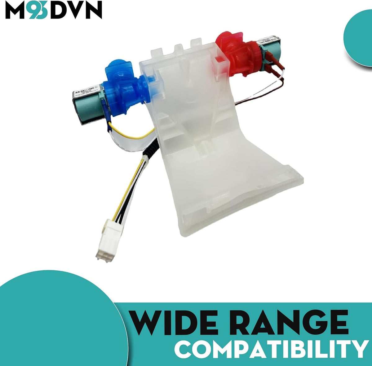 Water Inlet Valve with Vacuum Break Replacement For Amana NTW4500VQ1 WTW5100VQ1 WTW5100VQ2 WTW5300SQ2 Washer, Replacement For Inglis ITW4300SQ3 IV45001 IV4500X0 Washer