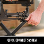 Compact Workbench with Folding Stand, compatible with models TS6308, TS6328, FS3602, SRS0001 - SBT0011