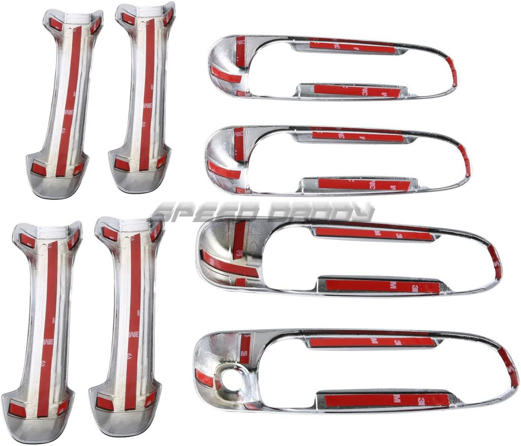 Tailgate + Door Handle Cover (Chrome) For 2002- 2008 Dodge Ram 4DR