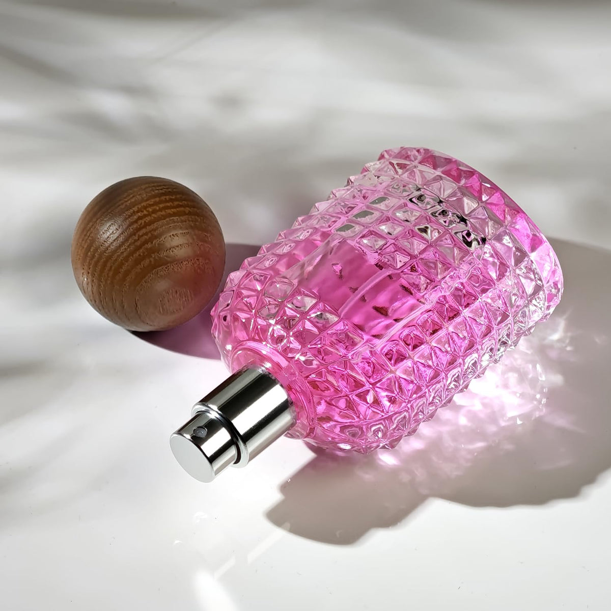 50ml/1.7 Oz Glass Spray Bottle Perfume Atomizer Empty Refillable
