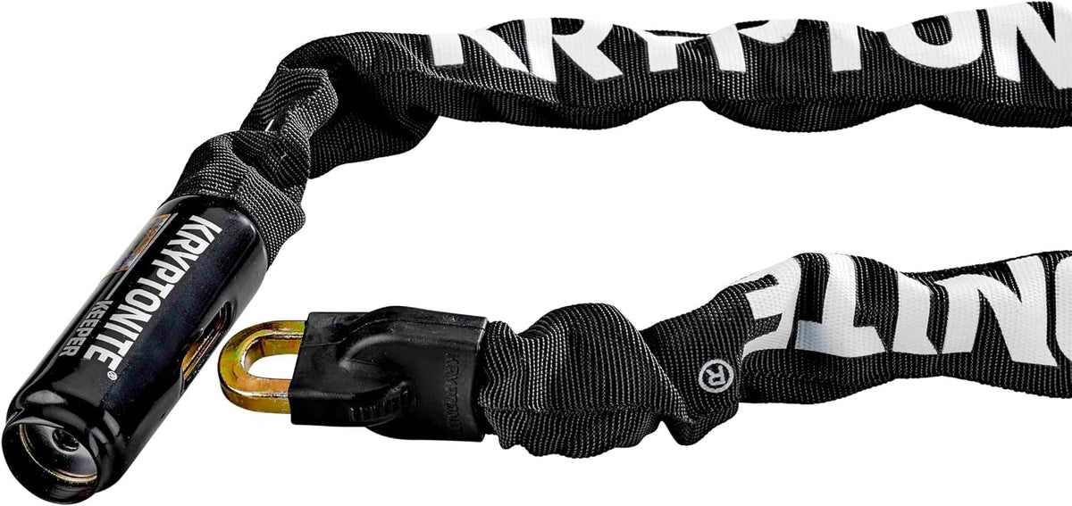 Keeper 785 Bike Chain Lock, 2.8 ft Heavy Duty Anti-Theft Lock | 7mm Manganese Steel Links, 85cm Length, Disc-Style