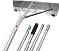 USA-Made Snow Roof Rake with Shingle Saver Rollers (20 Foot)