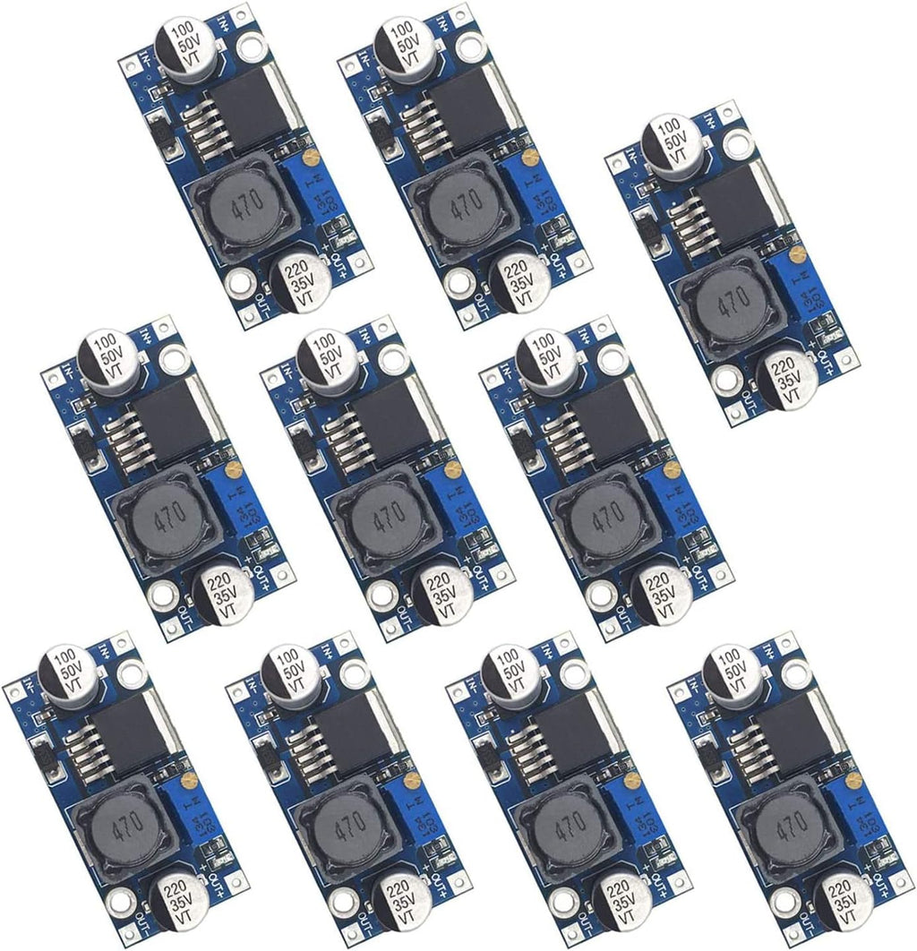 6 Pack LM2596 DC to DC High Efficiency Voltage Regulator 3.2-35V to 1.25-30V Buck Converter DIY Power Supply Step-Down Module
