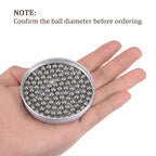 Kozelo 100pcs Precision Balls - [6mm] 304 Stainless Steel for Bearings Use, Solid