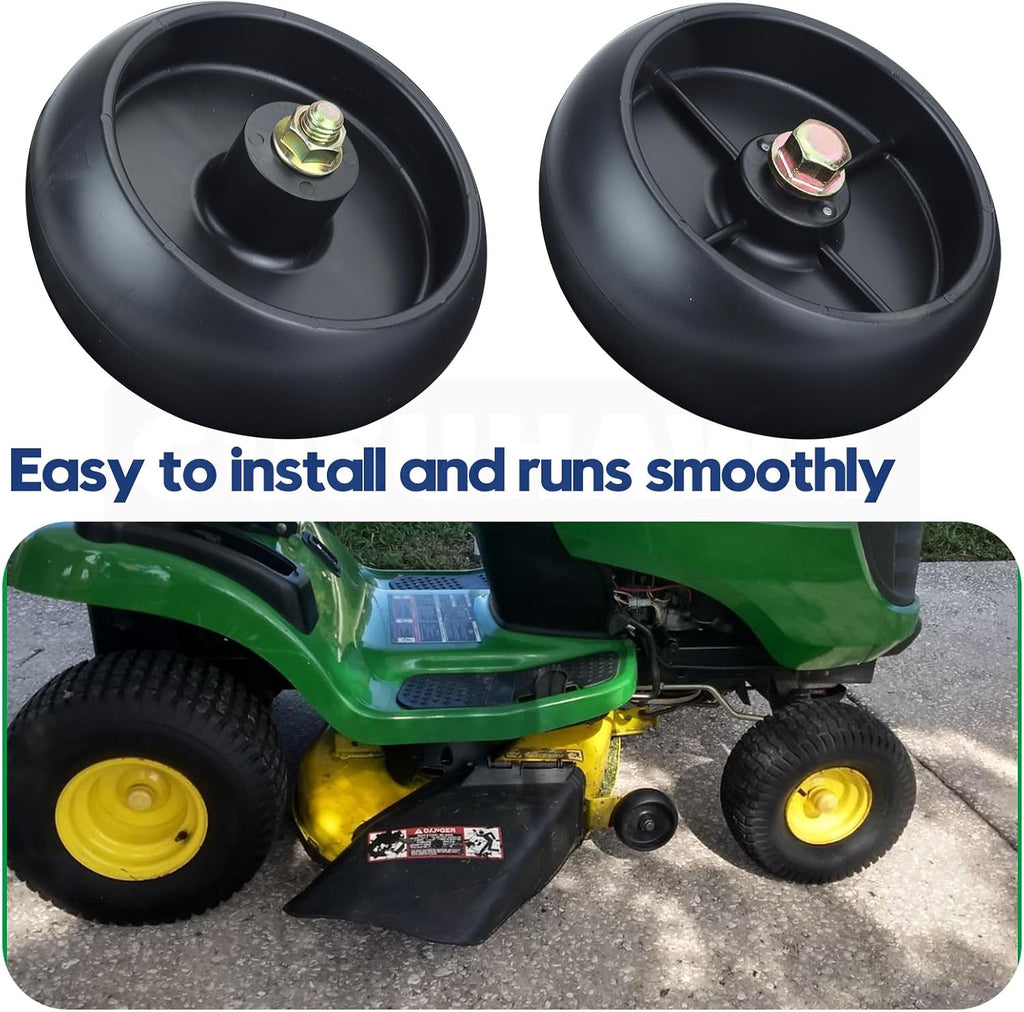 2 Pack GX10168 Deck Wheels Replace John Deere GX10168 Gauge Wheels