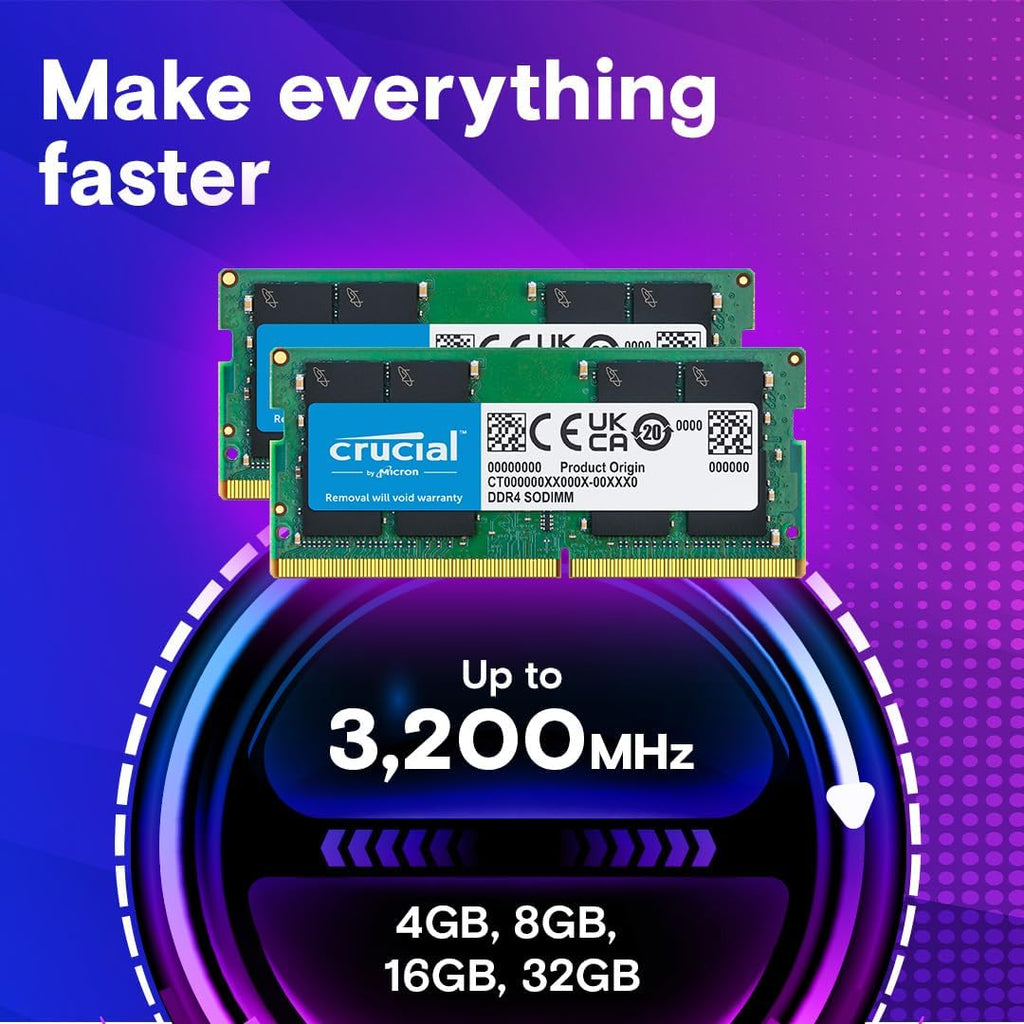 16GB kit (8GBx2), 260-pin SODIMM, DDR4 PC4-19200