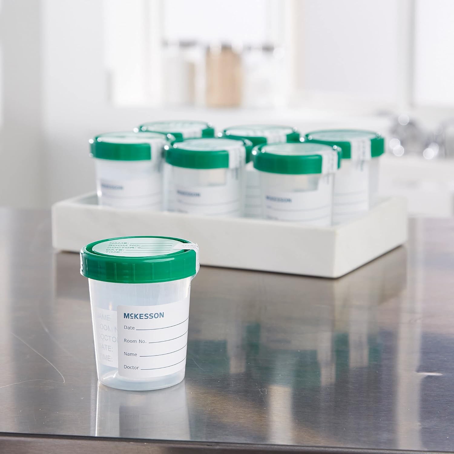 16-9526 General Purpose Specimen Container High Density Polyethylene Screw-On 4 oz. / 120 Cc Sterile