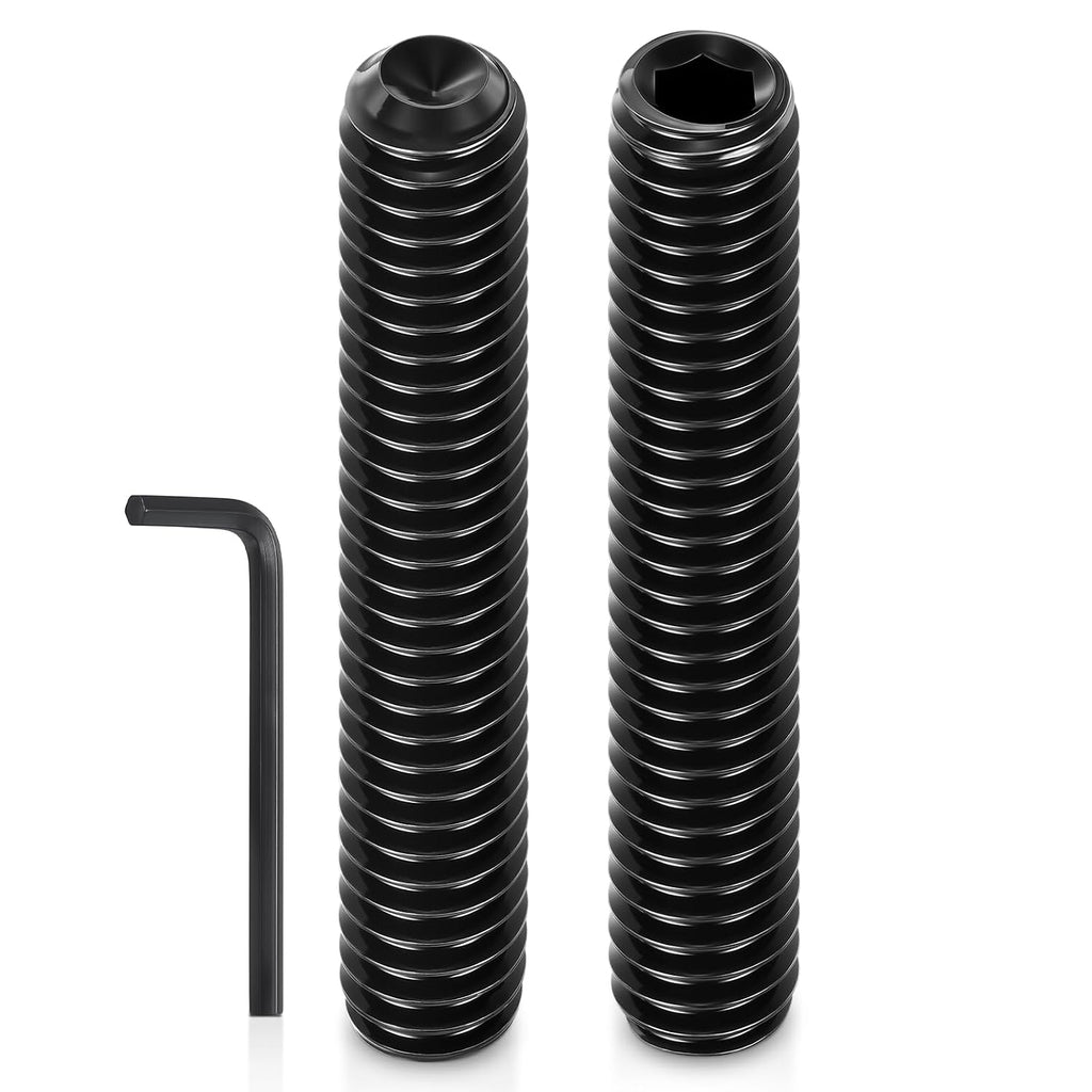 25Pcs Cup Point Socket Set Screws-#8-32x1 Carbon Steel