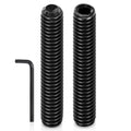 25Pcs Cup Point Socket Set Screws-#8-32x1 Carbon Steel