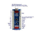 Arcade Controller Zero Delay Encoder PCB Board Arcade DIY Kit Joystick Button 5V Power for PC Raspberry Pi Android