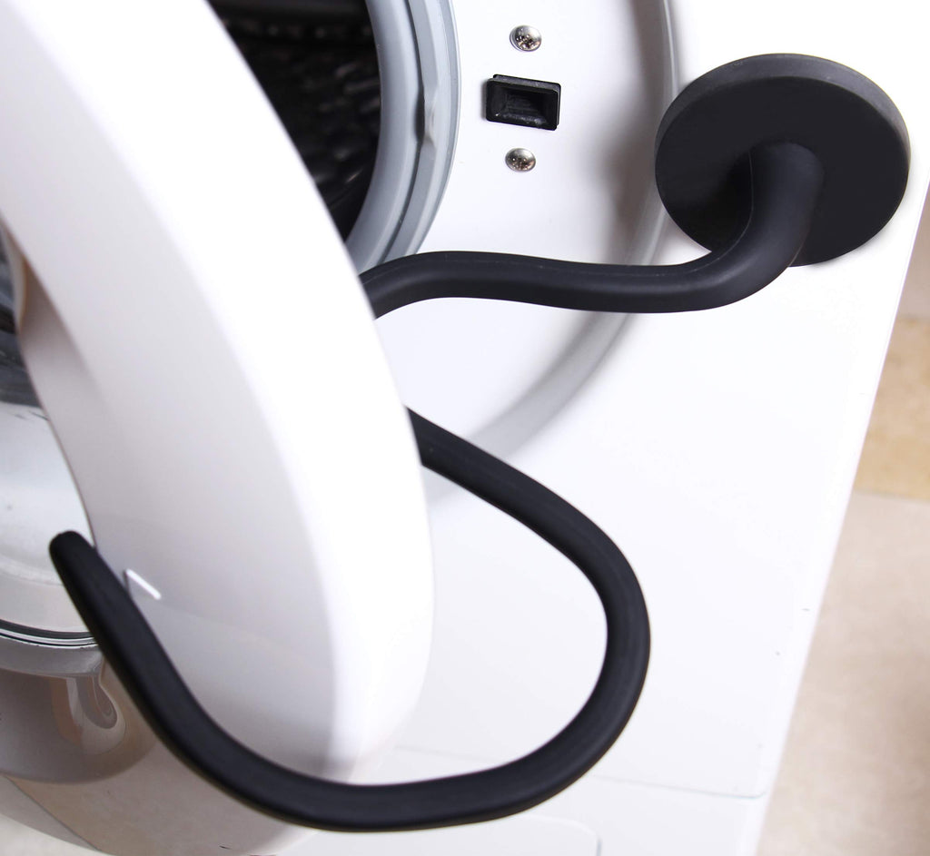 Flexible front load washer door prop.16.5 In Magnetic Washing machine door stopper Holder,Suitable for washing machines of any material.Keep Washer Door Open,avoiding Damp and mildew