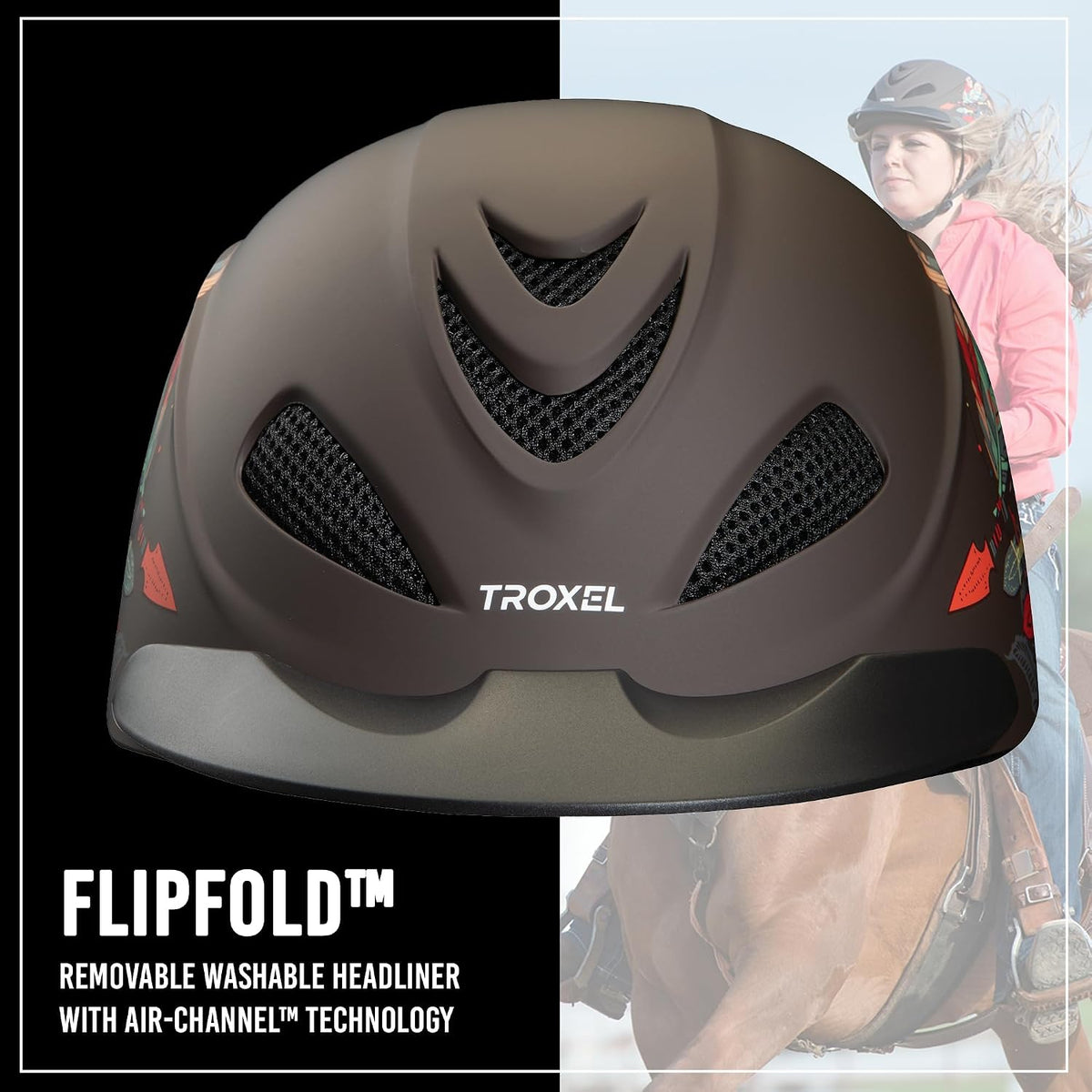 Rebel Aloha Horse Riding Helmet