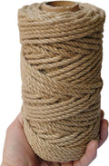 5mm x 164 FT Sisal Hemp Rope Jute Twine for Cat Scratching Post Tree,Gardening