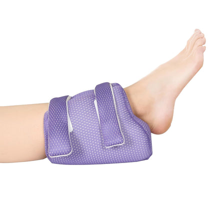 3D Heel Protector Bed Sore Pillow Cushion for Pressure Purple 1piece