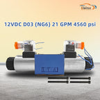 12V DC Electric Hydraulic Directional Control Solenoid Valve